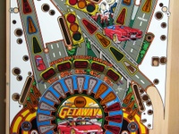 Image # 37128: The Getaway: High Speed II 2nd Version Blank Playfield - Middle 
(This playfield has the Diamond Plate coating.)