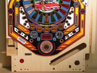 Image # 37129: The Getaway: High Speed II 2nd Version Blank Playfield - Bottom 
(This playfield has the Diamond Plate coating.)