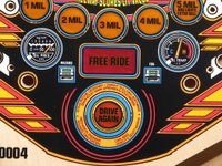 Image # 37131: The Getaway: High Speed II 2nd Version Blank Playfield - Detail 
(This playfield has the Diamond Plate coating.)