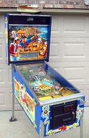Image # 10216: Gilligan's Island Full Machine with Custom Topper 
(Note that this machine includes a custom 'topper' on the backbox.)