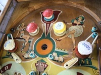 Image # 40339: Gold Mine Upper Playfield 
(Serial number 1729.)