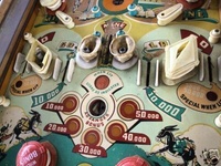Image # 40340: Gold Mine Middle Playfield 
(Serial number 1729.)