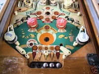 Image # 40341: Gold Mine Lower Playfield 
(Serial number 1729.)