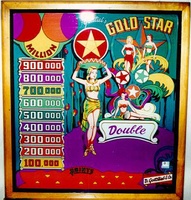 Image # 1012: Gold Star Backglass