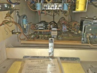 Image # 65307: Golden Arrow Sample Game - Inside Cabinet 
(Serial number 01002S.)