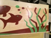 Image # 61753: Atlantis Cabinet - Before Cleaning 
(The metal side rail has been removed to show contrast.)