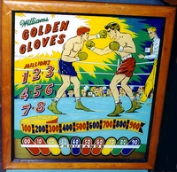 Image # 1030: Golden Gloves Backglass