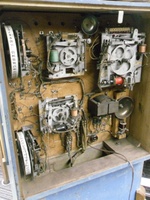 Image # 54452: Grand Champion Inside Backbox 
(The white reel at upper left counts Points. The white reel at lower left counts replays.)