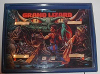 Image # 24907: Grand Lizard Pre-Production System 9 Backglass 
(Artist is Paul Faris.)