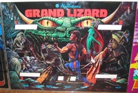 Image # 28130: Grand Lizard Pre-Production System 9 Backglass 
(Artist is Paul Faris.)