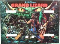 Image # 38341: Grand Lizard Pre-Production System 9 Backglass 
(Artist is Paul Faris.)