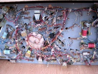 Image # 45318: Grand Lizard Under Middle Playfield 
(This is a New Old Stock playfield in its crate from the manufacturer.)