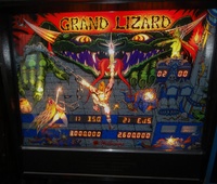 Image # 50912: Grand Lizard Illuminated Production System 11 Backglass