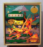 Image # 38211: Gulfstream Illuminated Backglass 
(Serial number GSP 1121.)