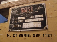 Image # 38388: Gulfstream Serial Number 
(Serial number GSP 1121.)