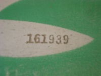 Image # 54113: Gulfstream Serial Number 
(Serial number 161939.)