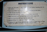 Image # 63870: Aces & Kings Instruction Card - Replay Mode 
(Serial number 71396.)