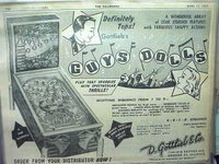 Image # 27173: Guys Dolls Billboard Ad 
(The Billboard, Jun-13-1953, page 106)
