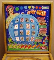 Image # 13103: Gypsy Queen Illuminated Backglass