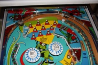 Image # 40124: Hang Glider Upper Playfield 
(Serial number 3323.)