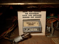 Image # 49803: Happy Clown Maintenance Reminder Sign 
(Serial number 08505.)