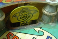 Image # 40349: Happy Clown Sample Game - Upper Left Target 
(Serial number 01045 S.)