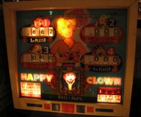 Image # 46764: Happy Clown Illuminated Backglass 
(Serial number 08280.)