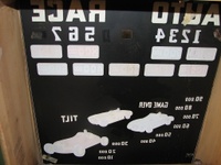 Image # 38947: Auto Race Backglass - Reverse 
(Serial number E14989AR.)