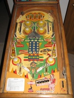 Image # 69496: Auto Race Playfield 
(Serial number E14989AR.)