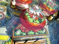 Image # 31820: Harley-Davidson (1st production run) Playfield - Detail 
(Serial number I656432.)
