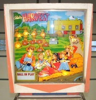 Image # 30019: Harvest Illuminated Backglass 
(Serial number HA-1688.)