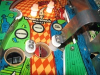 Image # 57791: Haunted House Playfield - Detail 
(Serial number 09914.)