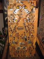 Image # 52257: Heavy Metal Meltdown Under Playfield 
(The paper tag has serial number 001013.)