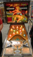Image # 59191: Hi-Score Pool Illuminated Front View 
(The playfield glass has been removed.)