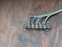 Image # 80350: Hit Parade Inside Cabinet - Detail 
(We don't know the function of this unlabeled option jack.)
