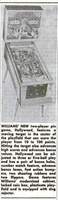Image # 46412: Hollywood Billboard New Game Announcement 
(The Billboard, Jun-12-1961, page 58)