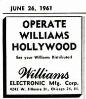 Image # 46413: Hollywood Billboard Ad 
(The Billboard, Jun-26-1961, page 57)