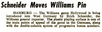 Image # 46414: Hollywood Billboard New Game Announcement - Germany 
(The Billboard, Jul-3-1961, page 38)