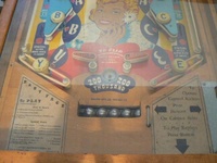 Image # 46875: Baby Face Lower Playfield 
(The style of flipper shown here is not original to this game.)