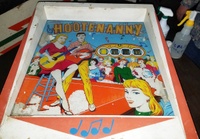 Image # 69601: Hootenanny Backglass 
(Serial number H1775.)