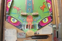 Image # 54191: Horse Shoes Lower Playfield 
(Playfield serial number 51466.)