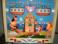 Image # 56350: Hula-Hula Illuminated Backglass