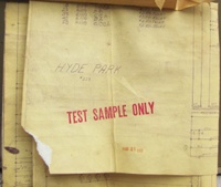 Image # 70047: Hyde Park Sample Game - Schematic Date 
(From the game with serial number 01014 S.)
