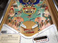 Image # 74982: Ice-Revue Sample Game - Lower Playfield 
(Serial number unknown.)