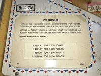 Image # 74983: Ice-Revue Sample Game - Instruction and Score Cards 
(Serial number unknown.)