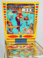 Image # 74990: Ice-Revue Sample Game - Backglass 
(Serial number may be either 01005 S or 01006 S.)