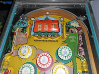 Image # 77260: Jackpot Early Production Upper Playfield 
(Serial number 94083.)