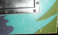 Image # 77263: Jackpot Early Production Serial Number 
(Serial number 94083.)