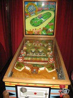 Image # 50640: Jockey Club Cabinet - Front View 
(The cabinet has been repainted but is included here to show its other features.)