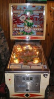 Image # 57142: Joker Cabinet - Front View 
(The post between the flippers is not original to this game.)